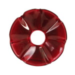Strömshaga Ochranný kroužek na svíčku Bobeche Mona Red, červená barva, sklo