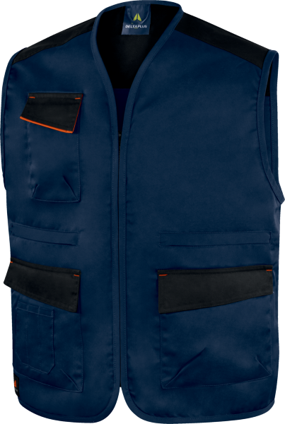 Pracovní vesta Delta Plus Mach1 M1GI2 Barva: Námořnická Modrá/ Oranžová, Velikost: 2XL (M1GI2BMXX)
