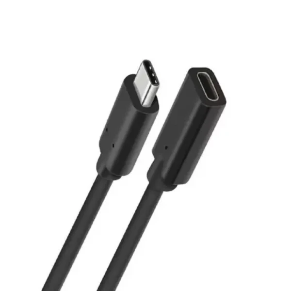 MicroConnect prodlužovací kabel USB-C M-F 1.5m černá / 5000Mbit/s (USB3.1CC1.5EX)