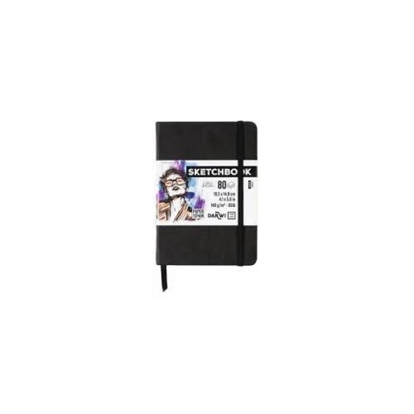 Skicovací blok Black A6 140g 80 listů
