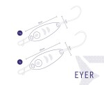 Delphin Plandavka Eyer - 1.5g PINKY Hook #8,Delphin Plandavka Eyer - 1.5g PINKY Hook #8