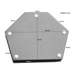 Magnet úhlový 6-hranný, nosnost do 22 kg 1 ks 42.04-432-22