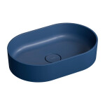 OMNIRES - OVO M+ umyvadlo na desku, 55 x 36 cm midnight blue /MB/ OVOUNMB