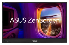 15.6" ASUS ZenScreen MB16AHVE černá / Přenosný monitor / IPS / Full HD 1920 x 1080 / 60 Hz / 250 cd/m2 (90LM0385-B01N71)