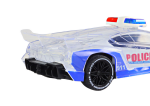 Mamido Policejní auto na dálkové ovládání R/C 1:16 s efekty modré