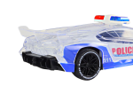 Mamido Policejní auto na dálkové ovládání R/C 1:16 s efekty modré