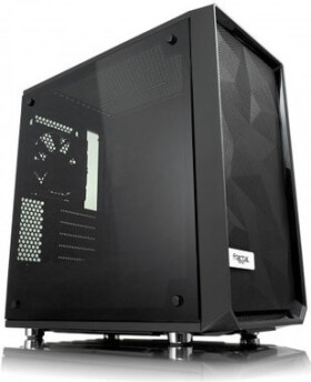 Fractal Design Meshify C Mini Dark BKO TG černá / mATX / bez zdroje / 2x USB 3.0 / průhledná bočnice (FD-CA-MESH-C-MINI-BKO-TGD)