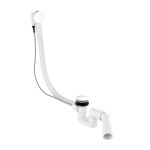 OMNIRES - CGS Sifon vanový automat komplet bílá lesk /BP/ TK104-PLUS-3.35+64-SBP