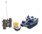 Tank RC plast 33cm TIGER I na baterie+dobíjecí pack 40MHz se zvukem a světlem v krabici 40x15x19cm