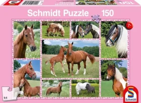 SCHMIDT Puzzle Nádherní koně