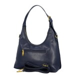 Stylová dámská háčkovaná kabelka Coveri Luna, modrá