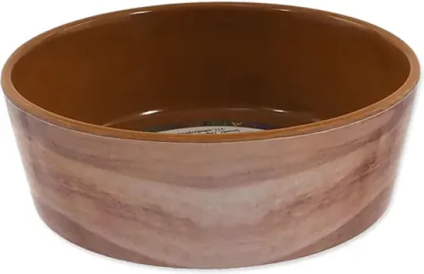 Dog Fantasy Miska vzor dřevo hnědá 12.5cm 300 ml (454-807002)
