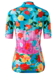 Cyklodres CYCOLOGY Zahara Aqua, dámský, dlouhý rukáv (Motiv Zahara Aqua, velikost L)