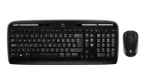 Logitech Wireless Desktop MK330 - FR černá / Klávesnice + myš / USB / FR verze (920-003968)