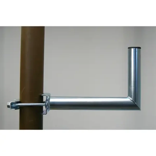OEM Držák antény na stožár 30 cm / Stožárový držák / galvanický zinek / průměr 42 mm (PK30S42)