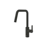 GROHE - QuickFix Start Elektronická dřezová baterie s výsuvnou sprškou, bateriové napájení, matná černá 1012432430
