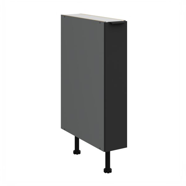 Spodní skříňka Aria ANT 15 D CARGO BB Barva korpusu: Antracit, Barva dvířek: BL - Black AFM