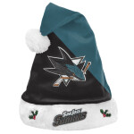 Pánská zimní čepice San Jose Sharks NHL FOCO Colorblock Santa Hat