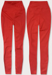 Červené dámské legíny - lycra (XL001-5) odstíny červené L (40)