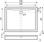 KERRA - Vanička univerzální VICTOR 120x90 /14 cm 5907548113672