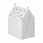 Räder Porcelánový svícen domeček Windows, bílá barva, porcelán