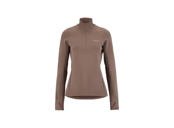 CRAFT Gain Thermal Midlayer 2 dámská mikina hnědá vel. S