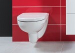 PRIM - předstěnový instalační systém s chromovým tlačítkem 20/0041 + WC JIKA LYRA PLUS RIMLESS + SEDÁTKO DURAPLAST SLOWCLOSE PRIM_20/0026 41 LY2