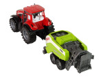 Mamido Traktor se secím přívěsem na třecí pohon