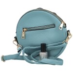 Luxusní dámská koženková crossbody kabelka MaxFly Scarlet, džínově modrá
