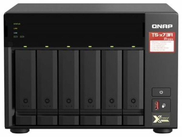 QNAP TS-673A-8G / 6x HDD / Ryzen V1500B 2.2 GHz / 8 GB DDR4 / 3.52.5 SATA / 2x2.5GLAN (TS-673A-8G)