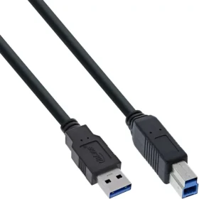 InLine USB-A - USB-B černá / Kabel / USB 3.0 / 5 Gbps / 2 m (35320)