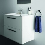 IDEAL STANDARD - i.Life A Umyvadlo 84x46 cm, s přepadem, otvor pro baterii, bílá T462001