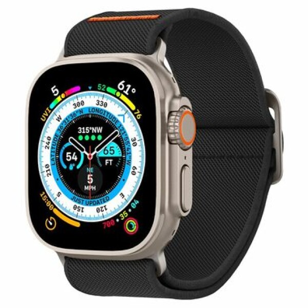 Spigen Lite Fit Ultra řemínek pro Apple Watch 49 45 44 42mm černá (AMP05983)