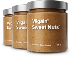 Vilgain Nut Spread – 3× Skořicovo-máslová sušenka 350 g