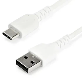 StarTech USB-A na USB-C bílá / Datový kabel / Aramidové vlákno / 480 Mbps / 2 m (RUSB2AC2MW)