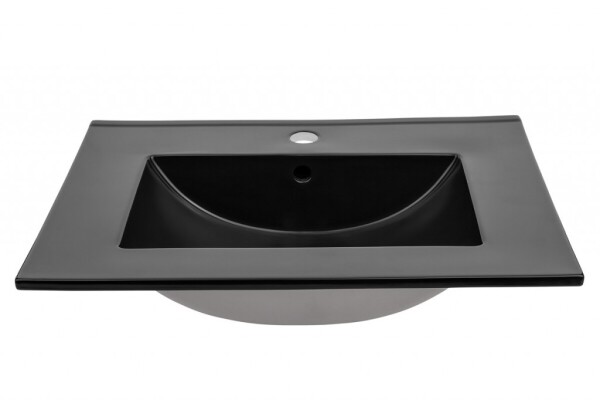 COMAD - Nábytkové umyvadlo LAVA BLACK 60cm 5907441298537