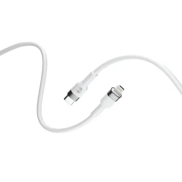 Forever Flexible kabel USB-C (M) - Lightning (M) 1 m bílá / 20W (5900495978509)