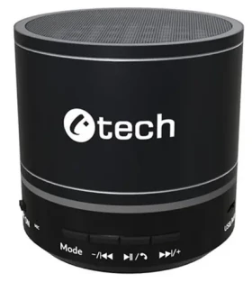 C-TECH SPK-08B černá / Přenosný reproduktor / 3 W / BT 5.0 (8595729901629)
