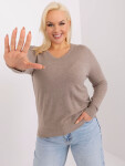 PM SW PM 3007+1 jumper.18 tmavě lila XL/XXL