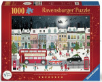Puzzle Vánoční duch Londýna 1000 dílků