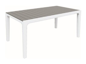 Keter Zahradní stůl Keter Harmony bílý / světle šedý KT-610025