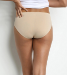 Dámské bezešvé kalhotky 2 ks DIM SEAMLESS MAXI BRIEF 2x - DIM - tělová M