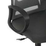 Kancelářská židle, houpací mechanismus, šedá síťovina, KA-S3015 GREY