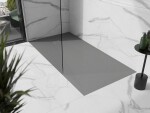 MEXEN - Stone+ sprchová vanička obdélníková 180x70, šedý beton 44617018