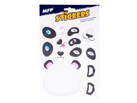 Samolepky vytvoř si obličej - panda Samolepky vytvoř si obličej - panda