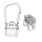 Taška přes rameno Reisenthel Allrounder Cross Rhombus olive