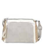 Trendy dámská koženková crossbody kabelka Vanda, šedá
