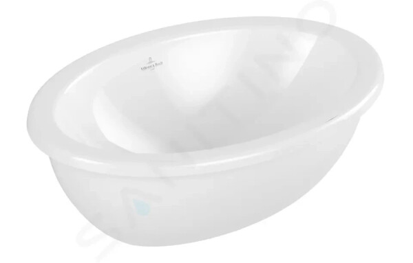 VILLEROY & BOCH - Loop&Friends Umyvadlo vestavné, 485x325 mm, s přepadem, alpská bílá 4A540001