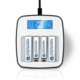 EverActive NC-1000M / Nabíječka baterií / 1 až 4 AAA nebo AA / LCD (NC1000M)