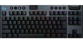 Logitech G G915 X / Bezdrátová herní klávesnice / US layout / TKL / Bluetooth+USB LIGHTSPEED přijímač / RGB (920-012757)
